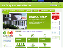 Tablet Screenshot of farleymedical.co.uk